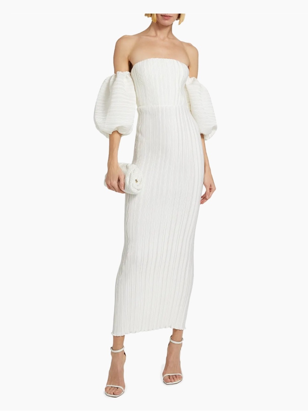 L’Idee Sirene Puff Sleeve Gown (BNWT)